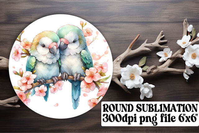 Playful Bird Keychain Collection Sublimation afrosvg 