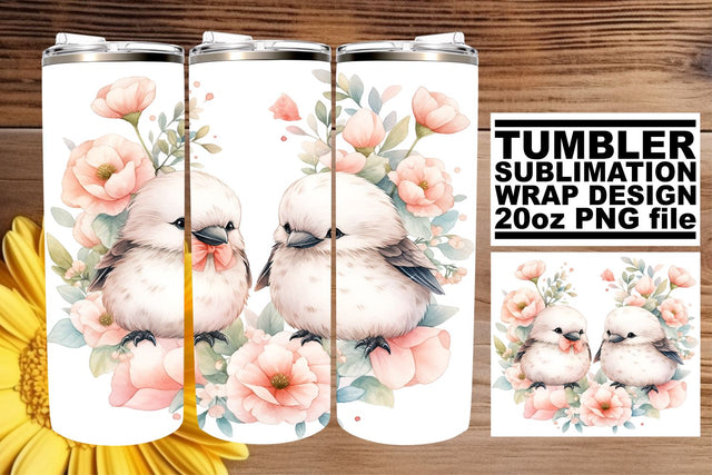 Playful Birdies Sublimation Design Sublimation afrosvg 