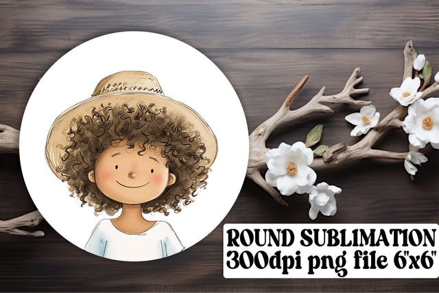 Playful Boho Children Ornaments: Circle of Fun & Color Sublimation afrosvg 