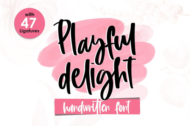 Playful Delight Font Dm Letter Studio 