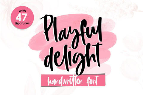 Playful Delight Font Dm Letter Studio 
