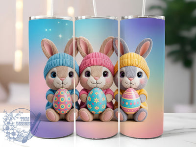 Playful Easter Bunny Tumbler, Easter Bunny Tumbler, Playful Bunny Wrap, Festive Easter Wrap, Stylish 20oz Wrap, Sublimation Design, Trendy Gift Idea Sublimation ToriDesigns 