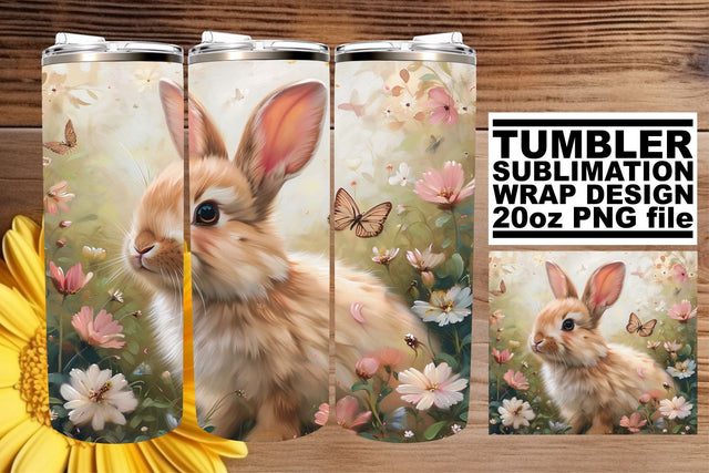 Playful Easter Tumbler Artistry Sublimation afrosvg 