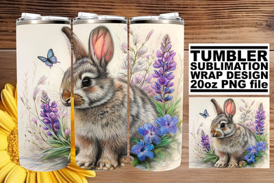 Playful Easter Tumbler Artistry Sublimation afrosvg 
