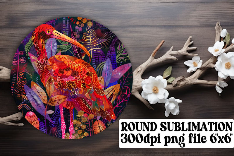 Playful Feathered Friends Keychain Collection Sublimation afrosvg 