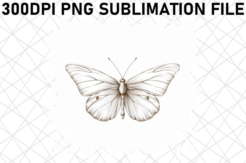 Playful Fluttering Butterflies Sublimation afrosvg 