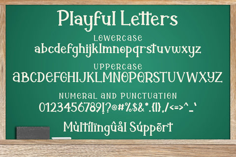 Playful Letters Font AEN Creative Store 