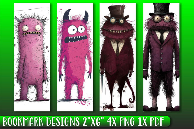 Playful Monster Sublimation Set Sublimation afrosvg 