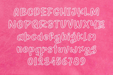 Playful Outline Font Afandi Studio 