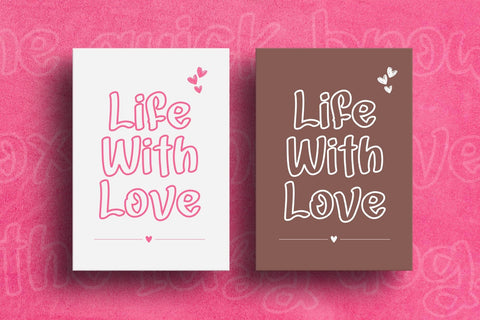 Playful Outline Font Afandi Studio 