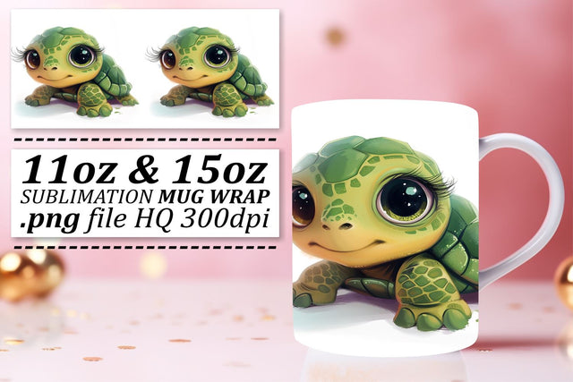 Playful Pet Pals Watercolor Mug Wrap - Sublimation 11oz Sublimation afrosvg 