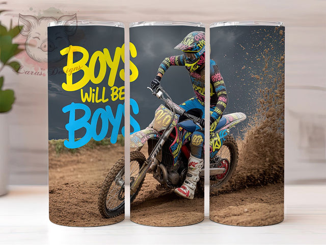 Playful & Relatable Boy Mom Tumbler, Funny Boy Mom Design, Sarcastic Parent Gift, 20oz Boy Mom Tumbler, Kids Will Be Kids Wrap, Parenting Humor Sublimation, DIY Boy Mom Tumbler Sublimation Lara' s Designs 
