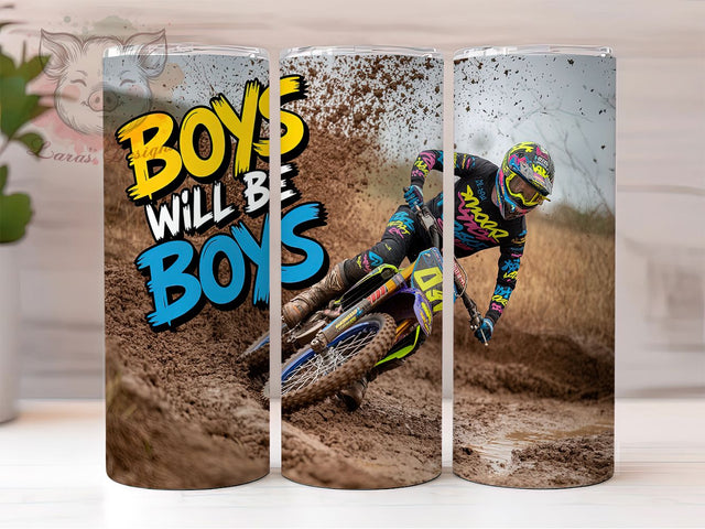 Playful & Relatable Boy Mom Tumbler, Funny Boy Mom Design, Sarcastic Parent Gift, 20oz Boy Mom Tumbler, Kids Will Be Kids Wrap, Parenting Humor Sublimation, DIY Boy Mom Tumbler Sublimation Lara' s Designs 