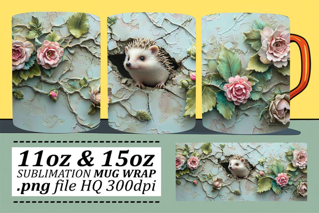 Playful Sublimation Mugs with Hilarious 3D Animals Sublimation afrosvg 