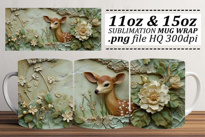 Playful Sublimation Mugs with Hilarious 3D Animals Sublimation afrosvg 