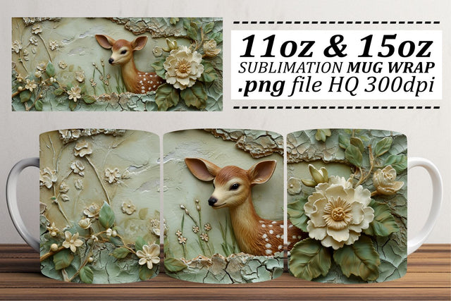 Playful Sublimation Mugs with Hilarious 3D Animals Sublimation afrosvg 