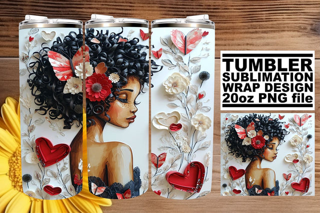 Playful Sublimation Themes for Valentine's Tumblers Sublimation afrosvg 