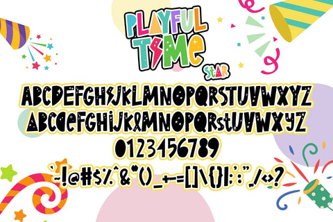 Playful Time Font Dm Letter Studio 