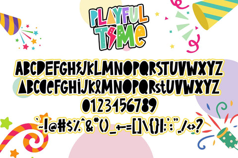Playful Time Font Dm Letter Studio 