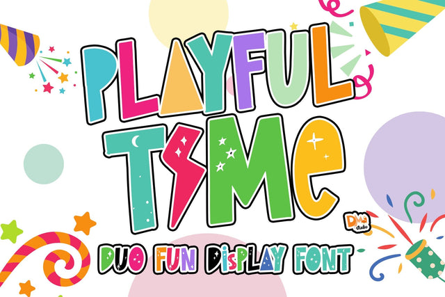 Playful Time Font Dm Letter Studio 