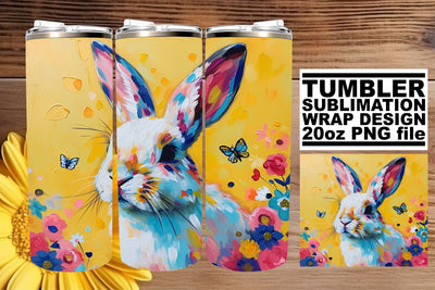 Playful Tumbler Artistry for Easter Vibes Sublimation afrosvg 