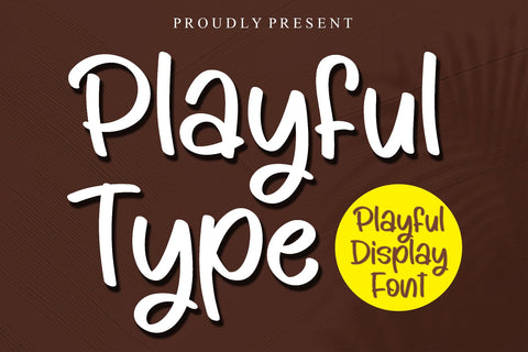 Playful Type Font Afandi Studio 