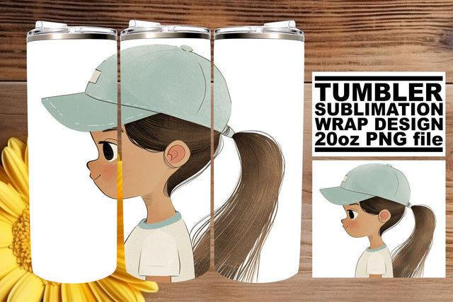 Playful Watercolor Boho Children Tumbler Artwork Sublimation afrosvg 