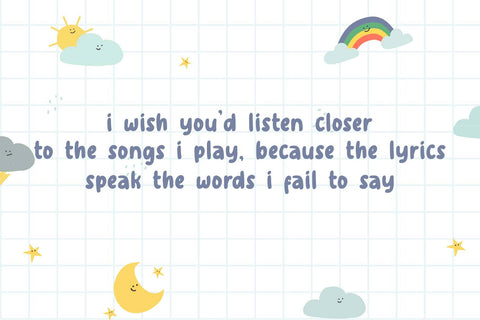 Playlist Font Font Dm Letter Studio 