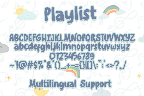 Playlist Font Font Dm Letter Studio 