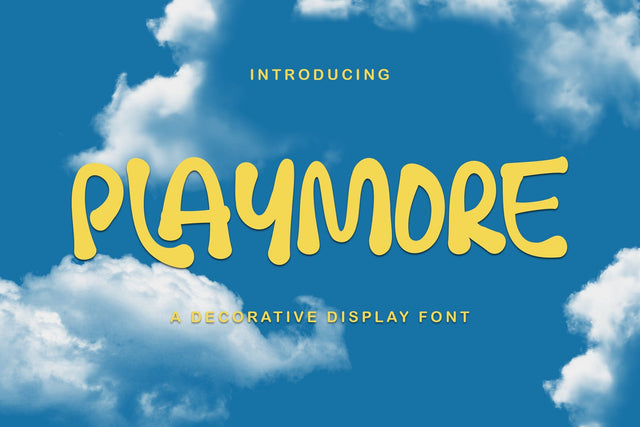 Playmore - Decorative Display Font SVG StringLabs 