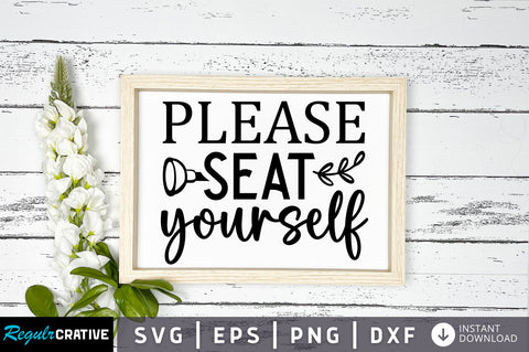 Please seat yourself svg design SVG Regulrcrative 