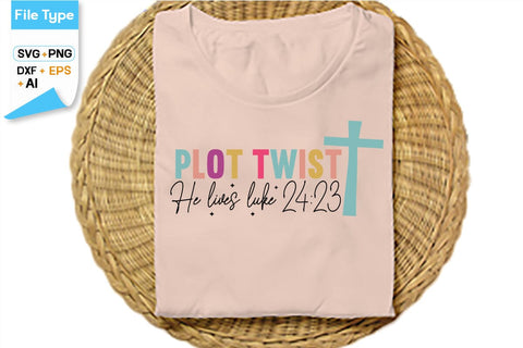 Plot Twist He Lives Luke 2423 SVG Cut File, SVGs,Quotes and Sayings,Food & Drink,On Sale, Print & Cut SVG DesignPlante 503 