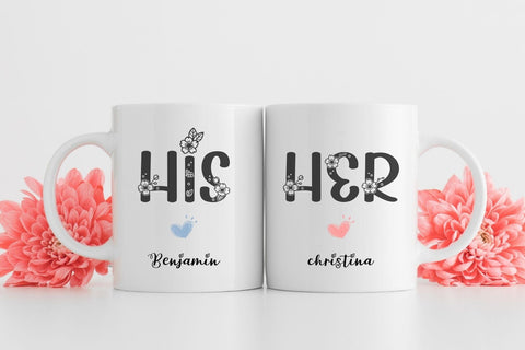 Plum Blossoms Font Duo Font AnningArts Design 