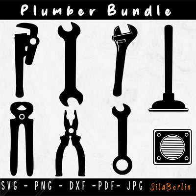Plumber SVG Bundle, Plumber Svg, Plumbing SVG, Plumber Tools svg, Plumber clipart, Plumber Cutfile, Svg files for Cricut SVG SilaBerlin 