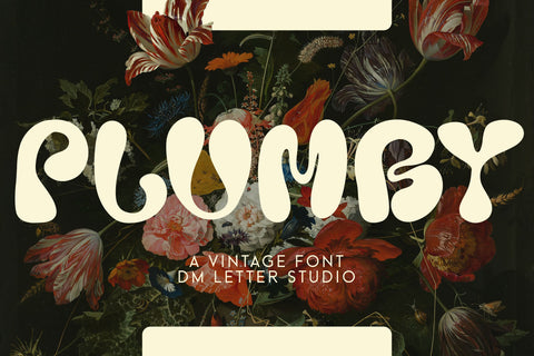 Plumby Font Dm Letter Studio 