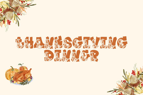 Plump Autumn Font Font Dm Letter Studio 