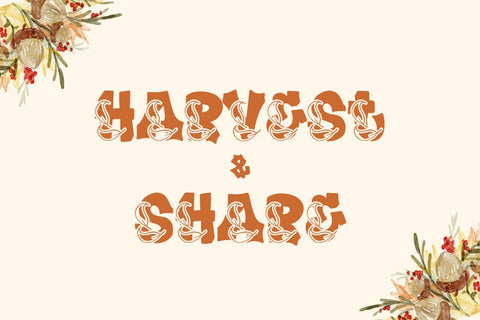 Plump Autumn Font Font Dm Letter Studio 