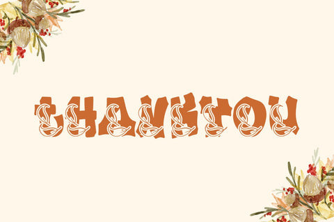 Plump Autumn Font Font Dm Letter Studio 
