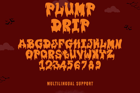 Plump Drip Font Font Dm Letter Studio 