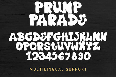 Plump Parade Font Font Dm Letter Studio 
