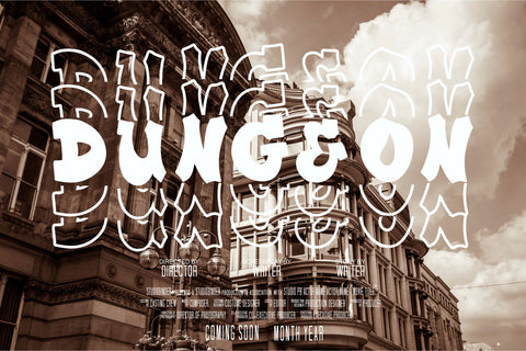 Plump Stacked Font Font Dm Letter Studio 