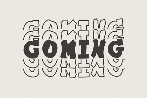 Plump Stacked Font Font Dm Letter Studio 