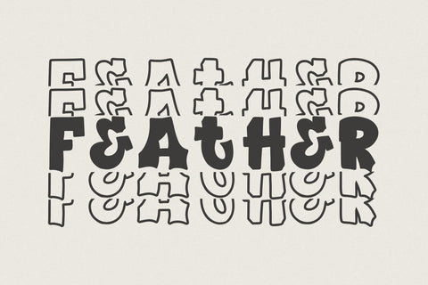 Plump Stacked Font Font Dm Letter Studio 