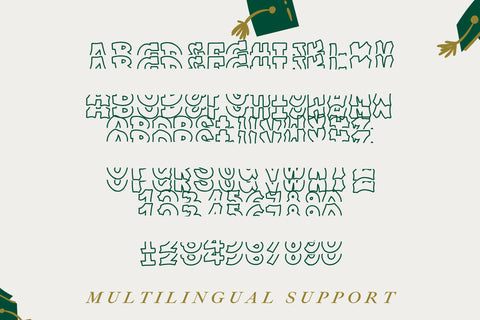 Plump Stacked Monogram Font Font Dm Letter Studio 