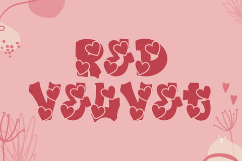 Plump Valentine Font Font Dm Letter Studio 