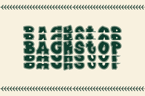 Plump Varsity Stacked Font Font Dm Letter Studio 