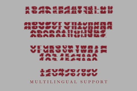 Plump Varsity Stacked Monogram Font Font Dm Letter Studio 