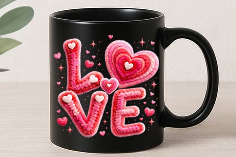 Plush Love Heart PNG | Fuzzy Valentine Sublimation Design SVG BillahCrafts 