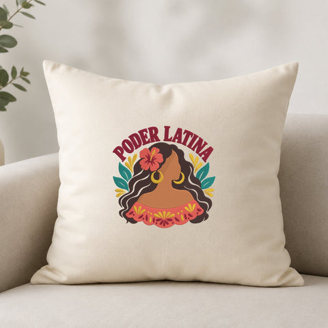 Poder Latina Embroidery Design – Latina Pride Floral Hispanic Heritage Machine Embroidery File Embroidery/Applique DESIGNS PatternFeed8 