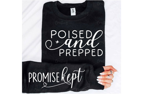 Poised and prepped Sleeve SVG Design SVG Designangry 